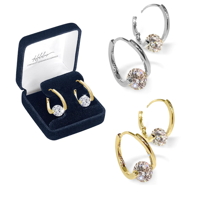 š„LAST DAY SALE-80% OFF)Histone Lymphvity MagneTherapy Germanium Earrings