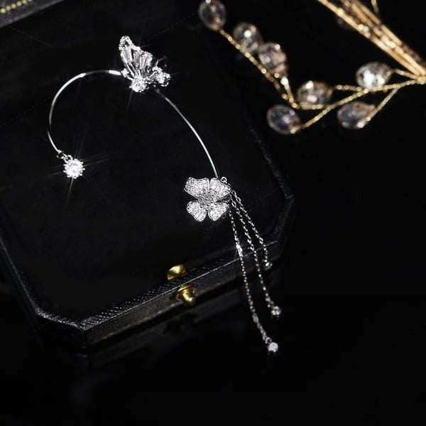 💛💛 PKNEW™ Butterfly Tassel Style Zircon Earrings | Perfect Gift🎁