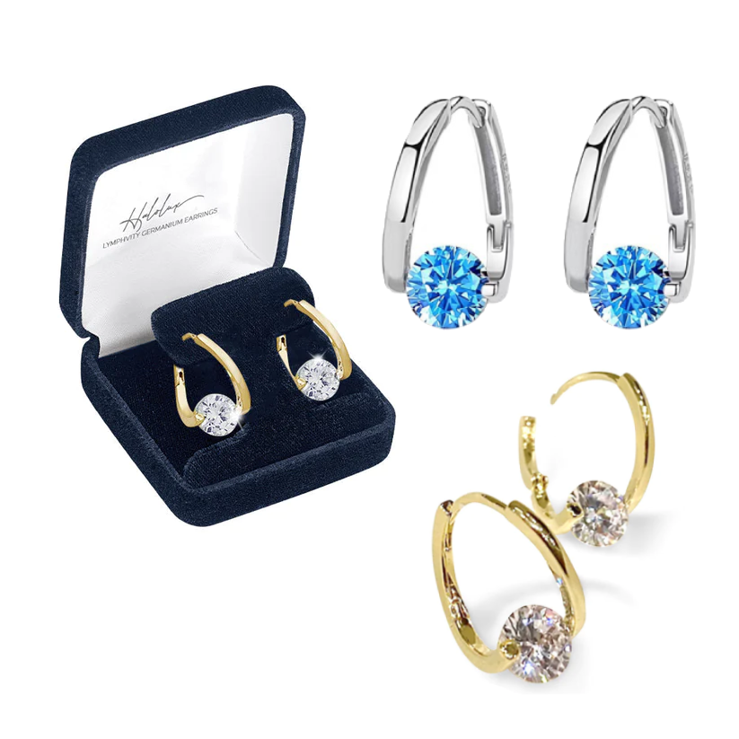 š„LAST DAY SALE-80% OFF)Histone Lymphvity MagneTherapy Germanium Earrings