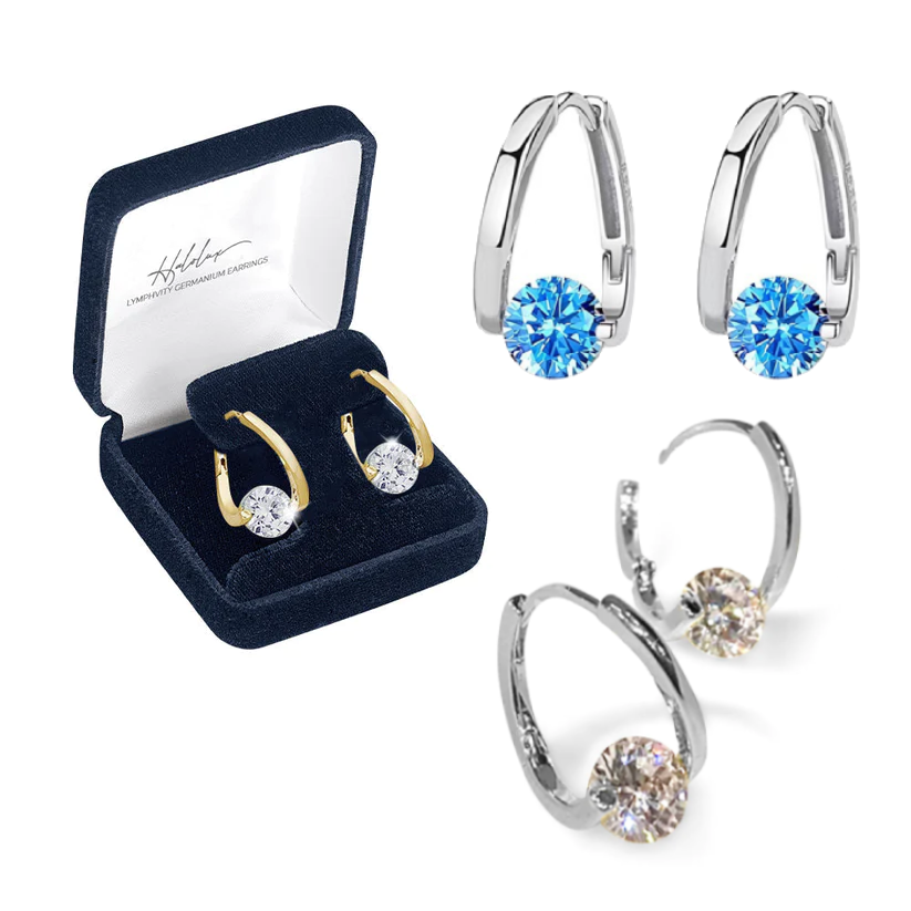 š„LAST DAY SALE-80% OFF)Histone Lymphvity MagneTherapy Germanium Earrings