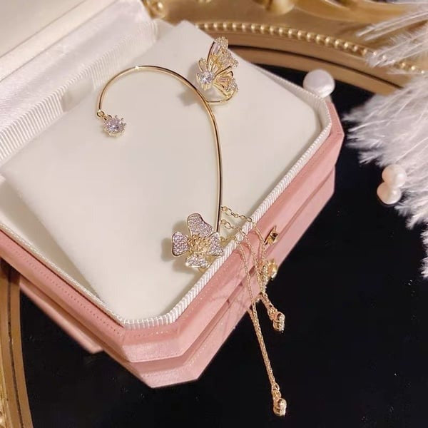 💛💛 PKNEW™ Butterfly Tassel Style Zircon Earrings | Perfect Gift🎁