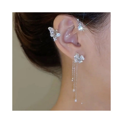 💛💛 PKNEW™ Butterfly Tassel Style Zircon Earrings | Perfect Gift🎁