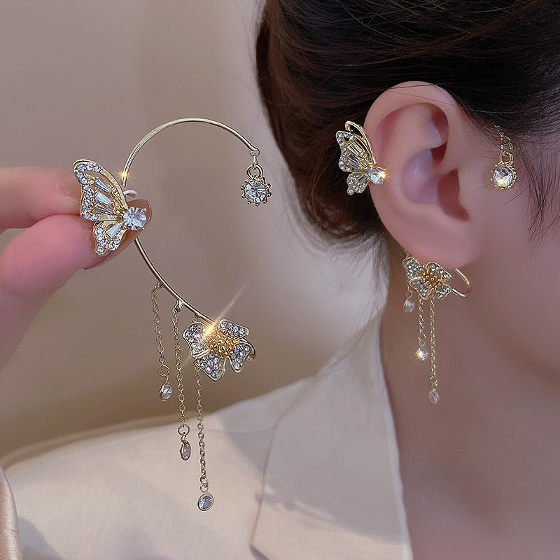 💛💛 PKNEW™ Butterfly Tassel Style Zircon Earrings | Perfect Gift🎁