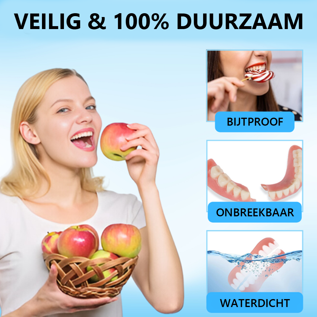 Een nieuw tijdperk van adaptieve kunstgebitten geopend👑Bikenda™ siliconen kunstgebitset (Laatste kortingstijd: 30 minuten)