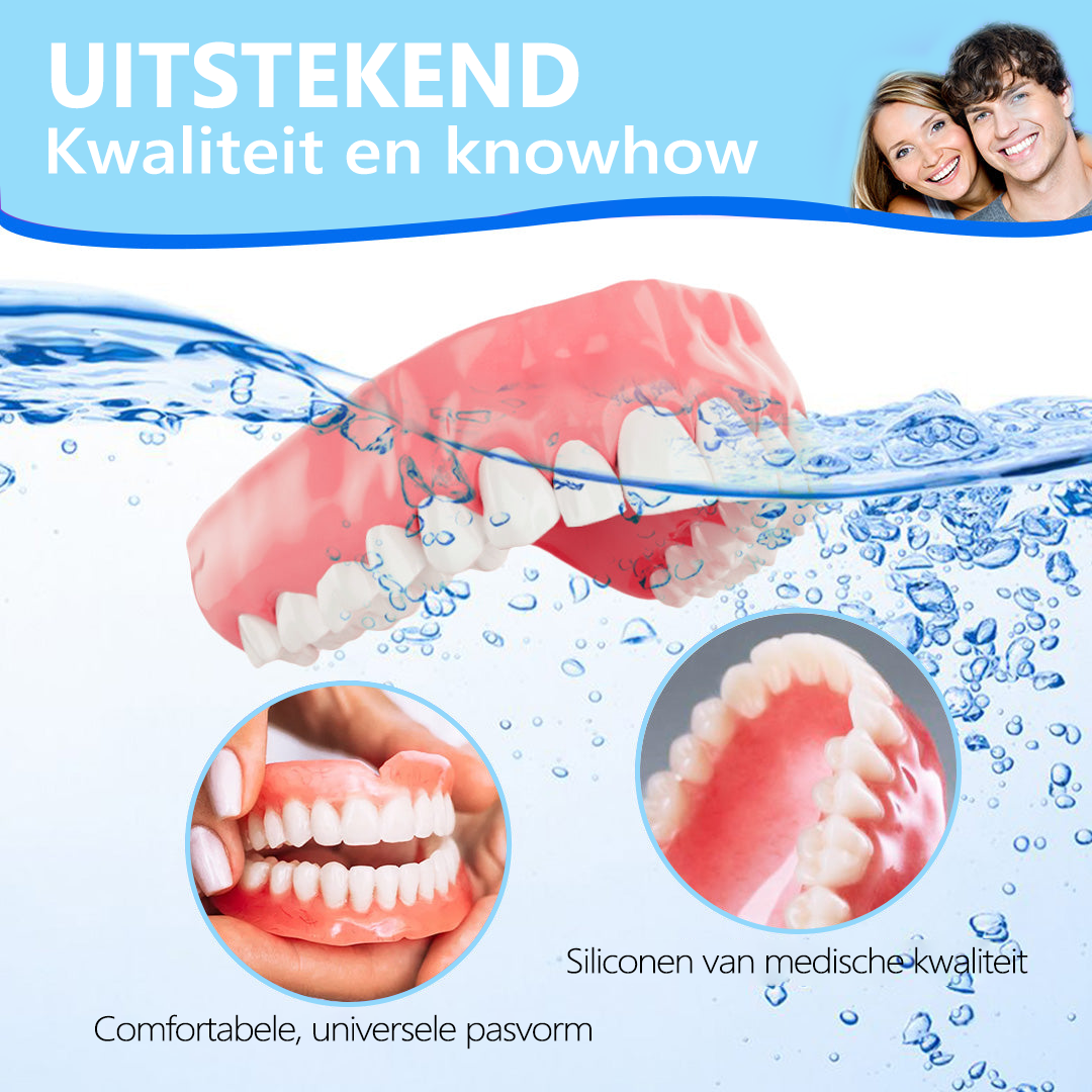 Een nieuw tijdperk van adaptieve kunstgebitten geopend👑Bikenda™ siliconen kunstgebitset (Laatste kortingstijd: 30 minuten)
