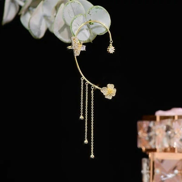💛💛 PKNEW™ Butterfly Tassel Style Zircon Earrings | Perfect Gift🎁