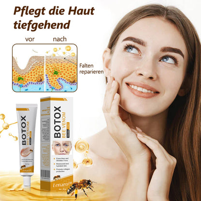 Hergestellt und versendet aus Deutschland✅ Lenaro™ Botox Bienengift Faltencreme - Letzter Tag 80% Rabatt👨‍⚕️