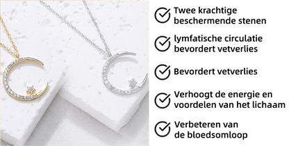 CZTICLE™ Star Moon Magnetic Therapy Afslankketting 💟 (Exclusieve afslankketting, gemakkelijk afvallen)
