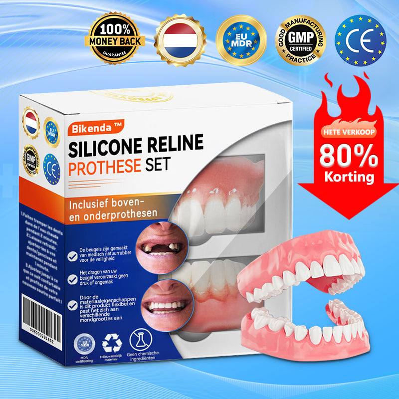 𝐵𝑖𝑘𝑒𝑛𝑑𝑎™ Silicium Prothese Meetset 👩‍🔬 Erkend door de Nederlandse Vereniging voor Tandheelkunde en goedgekeurd door de MDR）