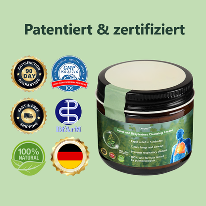 Offizieller Shop: 𝘓𝘦𝘳𝘤𝘦𝘢™ 𝘒ö𝘯𝘪𝘨𝘴𝘬𝘦𝘳𝘻𝘦 𝘊𝘭𝘦𝘢𝘳 𝘓𝘶𝘯𝘨 𝘙𝘦𝘱𝘢𝘪𝘳 𝘊𝘳𝘦𝘢𝘮 - von der Deutschen Thoraxgesellschaft zur Förderung der Lungengesundheit empfohlen 👑