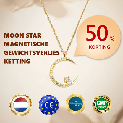 CZTICLE™ Star Moon Magnetic Therapy Afslankketting 💟 (Exclusieve afslankketting, gemakkelijk afvallen)