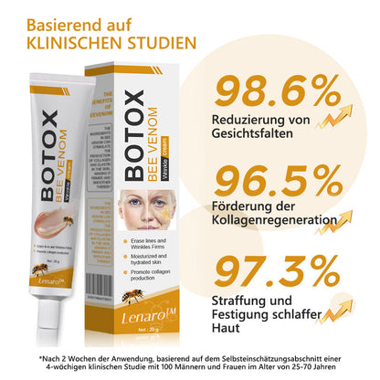 Hergestellt und versendet aus Deutschland✅ Lenaro™ Botox Bienengift Faltencreme - Letzter Tag 80% Rabatt👨‍⚕️