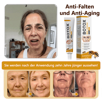 Hergestellt und versendet aus Deutschland✅ Lenaro™ Botox Bienengift Faltencreme - Letzter Tag 80% Rabatt👨‍⚕️
