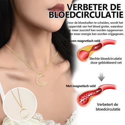 CZTICLE™ Star Moon Magnetic Therapy Afslankketting 💟 (Exclusieve afslankketting, gemakkelijk afvallen)