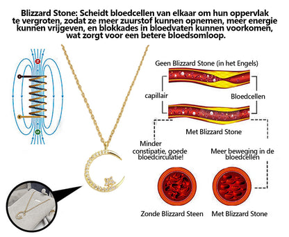 CZTICLE™ Star Moon Magnetic Therapy Afslankketting 💟 (Exclusieve afslankketting, gemakkelijk afvallen)
